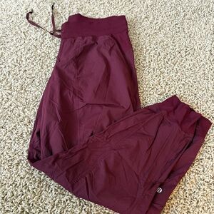 Lululemon Athletica Burgundy Dance Studio Pants